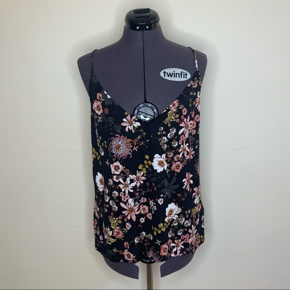 Patterned Spaghetti Strap top